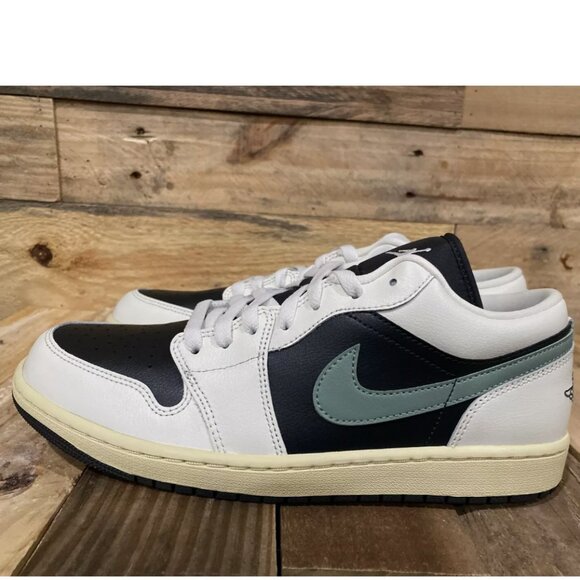 Nike Air Jordan Other - New Women's 9 / Men's 7.5 Nike Air Jordan 1 Low Jade Smoke w/ BOX